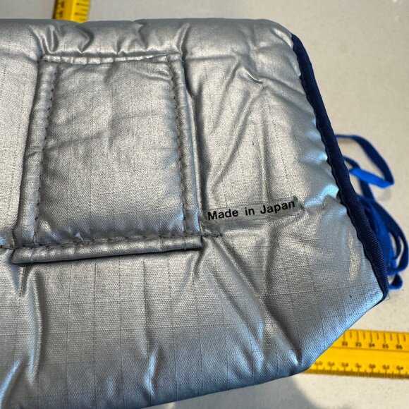 VINTAGE SONY CASSETTE HOLDER SILVER BLUE - Picture 2 of 7